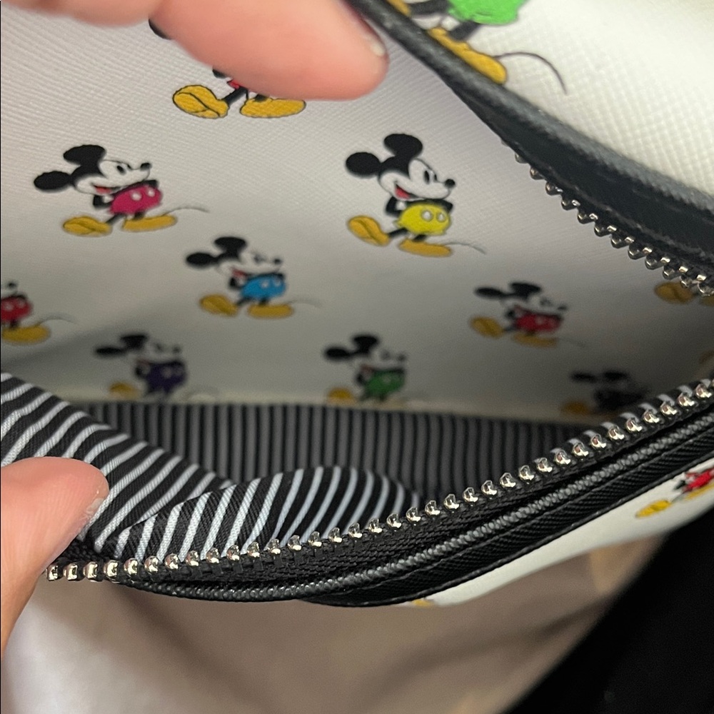 Loungefly White Mini Backpack with Colorful Mickey Print - Picture 7 of 7